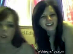 Ginger Andbrunette Teen On Webcam