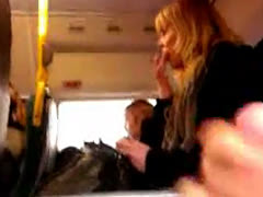 Public Jerkoff In The Bus 