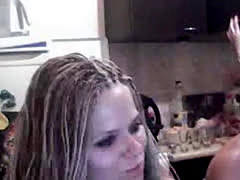 Webcam Party In Kitchen