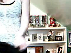 Sexy Brunette Teen Stripping On Webcam