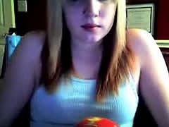 Young Blonde On Stickam 1