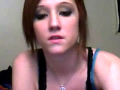 Cute Young Redhead On Webcam