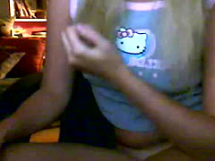 Webcam Teen Blonde Wanna Be Pornstar 1