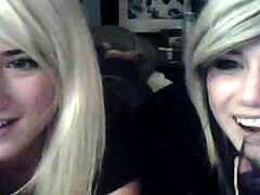 Blonde Lesbos During Nude Cam To Cam Chat
