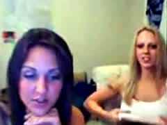 Two Teens Webcam Party