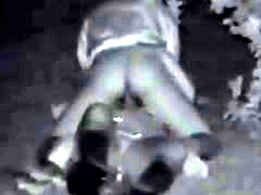 Nightcam Films Couple Making Out In The Car