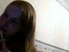 Cute Blonde BJ On Webcam