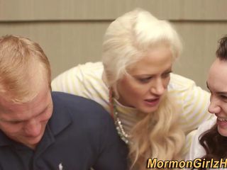 Spunked mormon slut bang