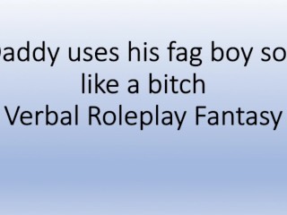 Daddy and his step son play. Fantasy Roleplay Verbal Dirty talk