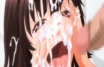 Beaufitul Hentai Babe Gets Her Sweet Face Cum Drenched