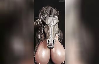 Hyper ponyplayer with huge boobs