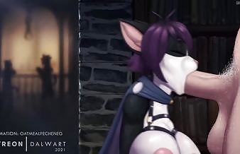 Furry porn with catgirl