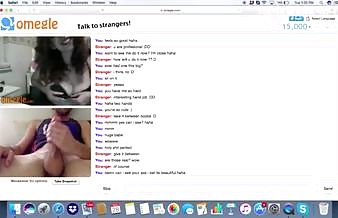 teen with perfect tits watches me cum on omegle