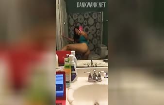 Hot periscope - sexy girl strip in bath 2