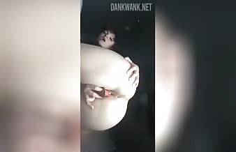 Fingering ass and pussy in periscope