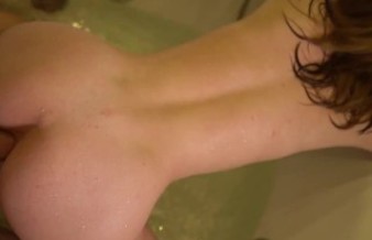 Caught StepSister masturbating in the Jacuzzi! Anal sex with StepSister