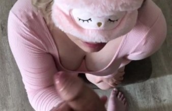 Cumming on my baby's tits - AmatureHub