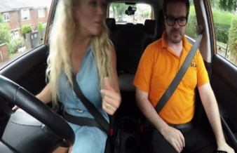 Busty Brit Publicly Sucking And Fucking Her Driving Teacher