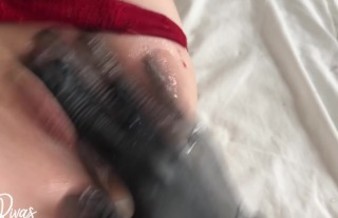 ASMR Multiple Squirting Orgasms with intense rough fingering