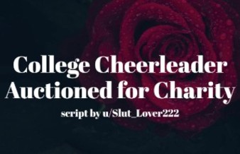 College Cheerleader Auctioned for Charity [Erotic Audio for Men]