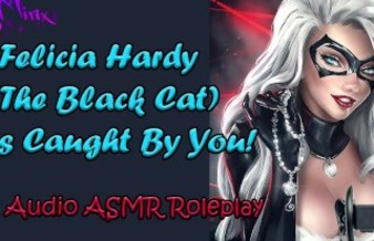 ASMR - Felicia Hardy ( The Black Cat ) Gets Caught By You And Tries To Escape! Audio Roleplay