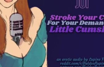 Stroke your cock for your desperate little cumslut - EROTIC AUDIO JOI