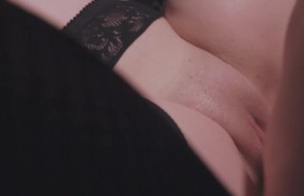 ASMR Wet Pussy Sound While Penetrating . Close up Teen in Stockings. 4K