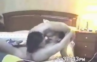 Asian couple captured on hidden cam