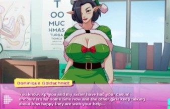 HEROES UNIVERSITY H - Xmas present from the busty nurse (9)