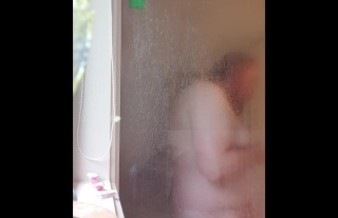 ( SPIED ON MY ROOM-MATES SHOWER ) fuck he has a huge cock