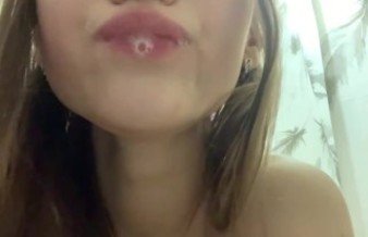 Beauty wants a dick. Fingers in the mouth, Drooling and moans