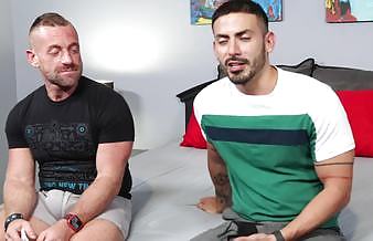 ExtraBigDicks - Intense Kissing Session With Hot Daddy And His Young Pup
