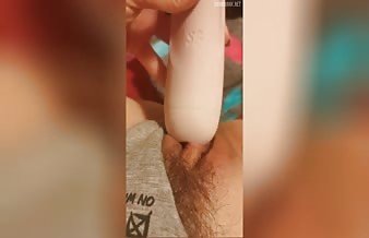 Just testing a new toy with clitoris air flow, pulsing