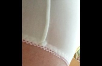 My ex-girlfriend gets farting right in white panties