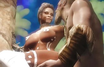 Animated sex ritual 3D