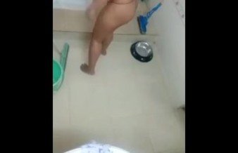 Nice Sri lankan girl bathroom