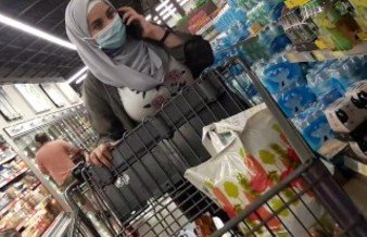 Cute Muslim girl with BIG TITS wearing hijab
