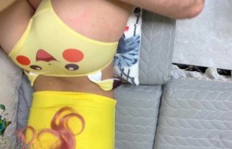 Teen POV - Pokemon girl gets cum shower - SpringBlooms