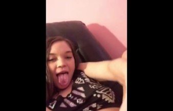 Cutie on Periscope Flashing and Playing on Periscope