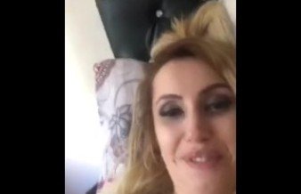 Turkish y blonde girl masturbate/periscope leaked #3