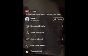 Pussy Piercing Shines on Periscope Thot