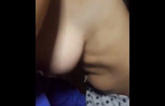 Giving head on periscope tits exposed
