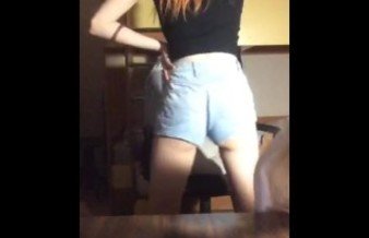 beautiful girl shows herself in Periscope. Part Two