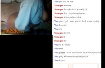 Omegle Black Teen with Huge Tits and an Amazing Fat Ass