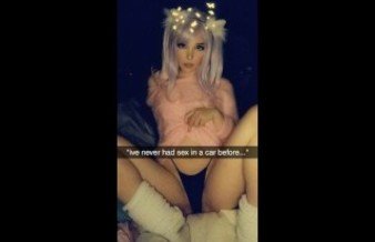 Belle Delphine does real anal with her dildo [AHEGAO BJ - HIGH QUALITY]