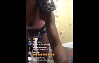 Luhmoo naked on Instagram live