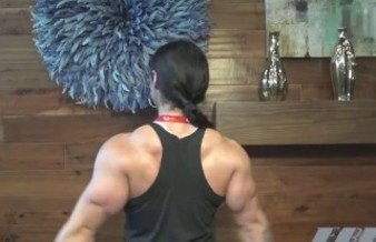 Beautiful Beefy Offseaon FBB KNM with Massive Biceps