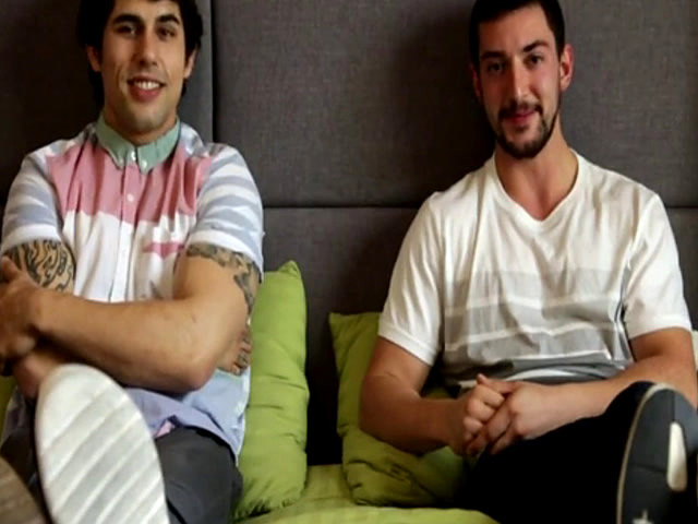 Jimmy Clay Takes Long Cock From Behind In Bedroom