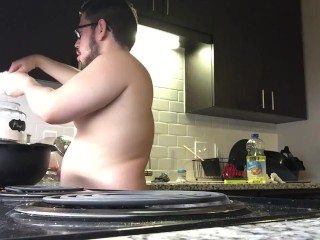 Baking With Cub Episode 1: Oatmeal Raisin Cookies and Fucked Multiple Times