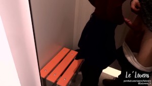 MY GIRLFRIEND FUCKING IN THE SHOP/DRESSING ROOM AND SUCK MY DICK. PUBLIC BG